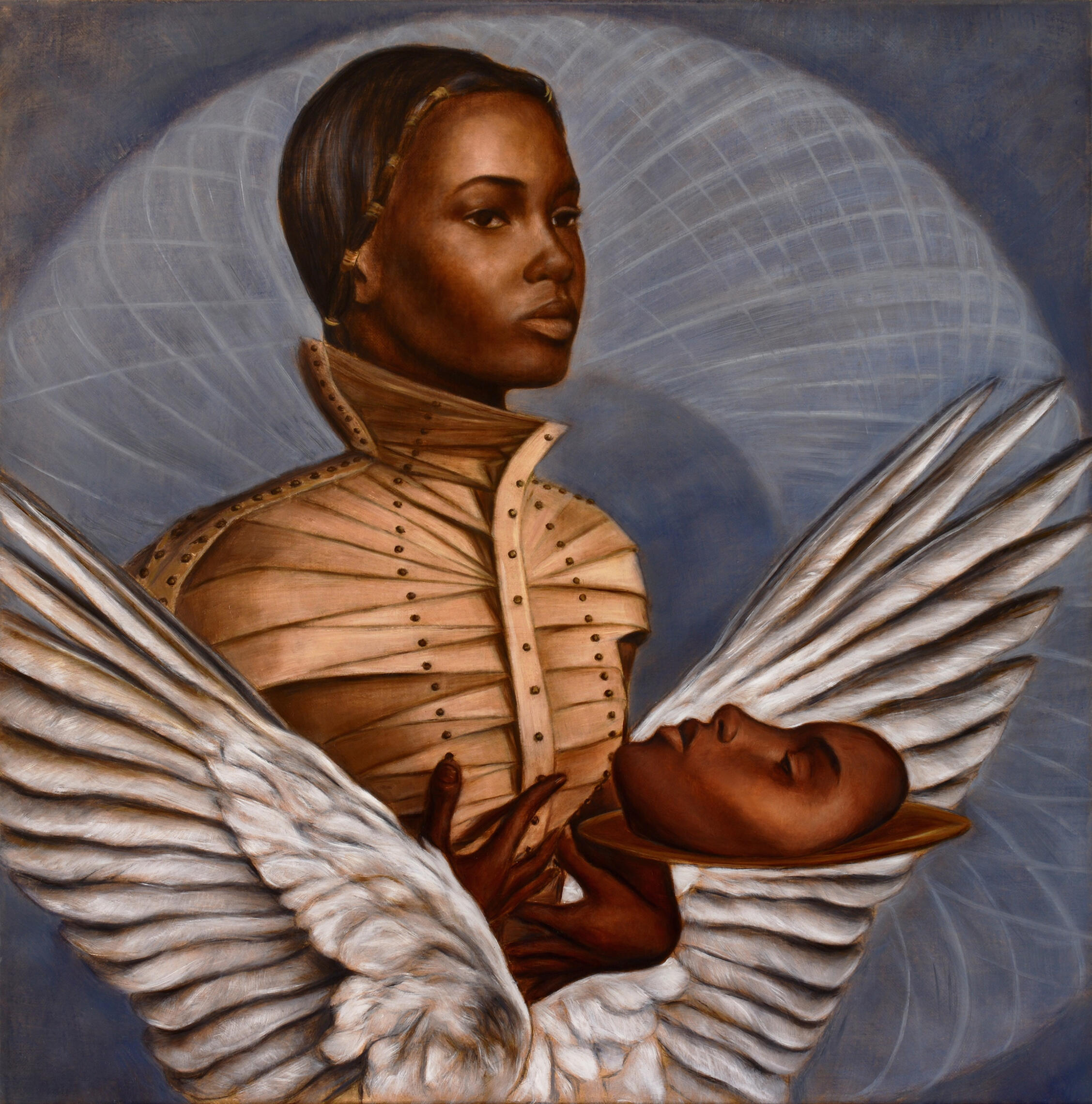 &quot;The Mask&quot;, 24 x 24 inches, Oil on Canvas