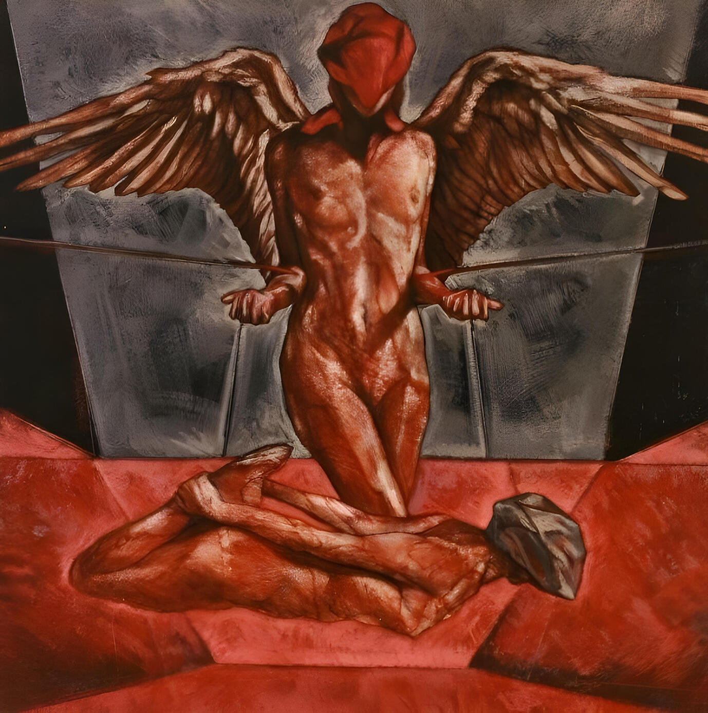 Untitled, 48 x 48 ins. Oil on Linen, Private Collection
